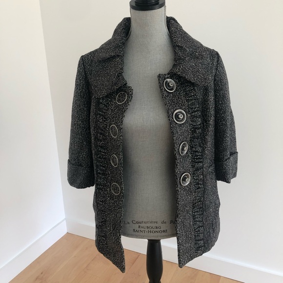 Kensie ruffle coat - Picture 2 of 4